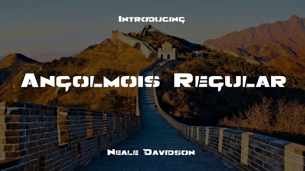 Angolmois Regular Font Sample Image 1