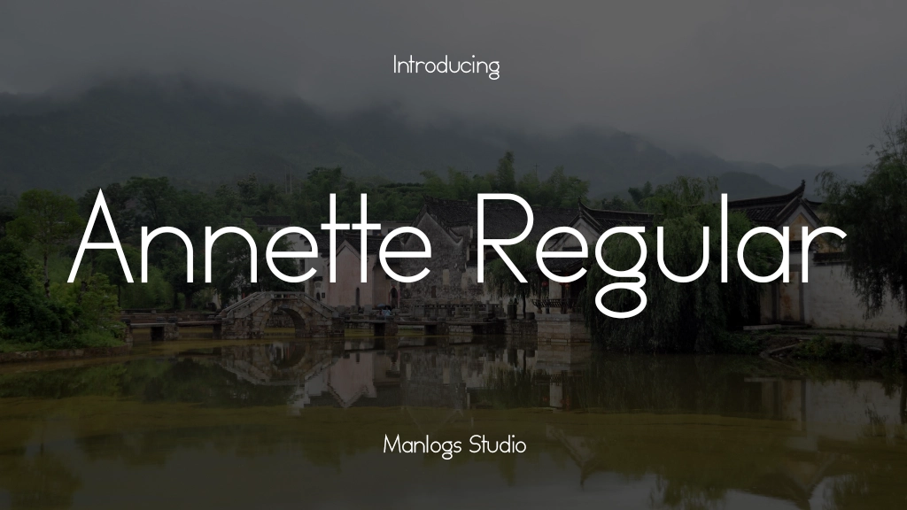 Annette Regular Font Sample Image 1