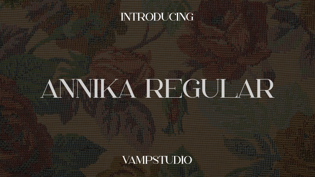 Annika Regular Font Sample Images  1