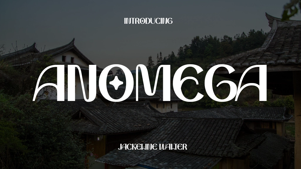 Anomega Demo Font Sample Image 1