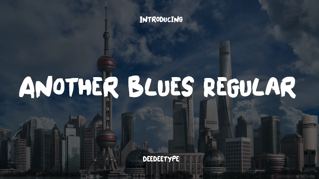 Another Blues Regular Font Sample Image 1