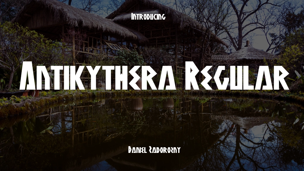 Antikythera Regular Font Sample Image 1