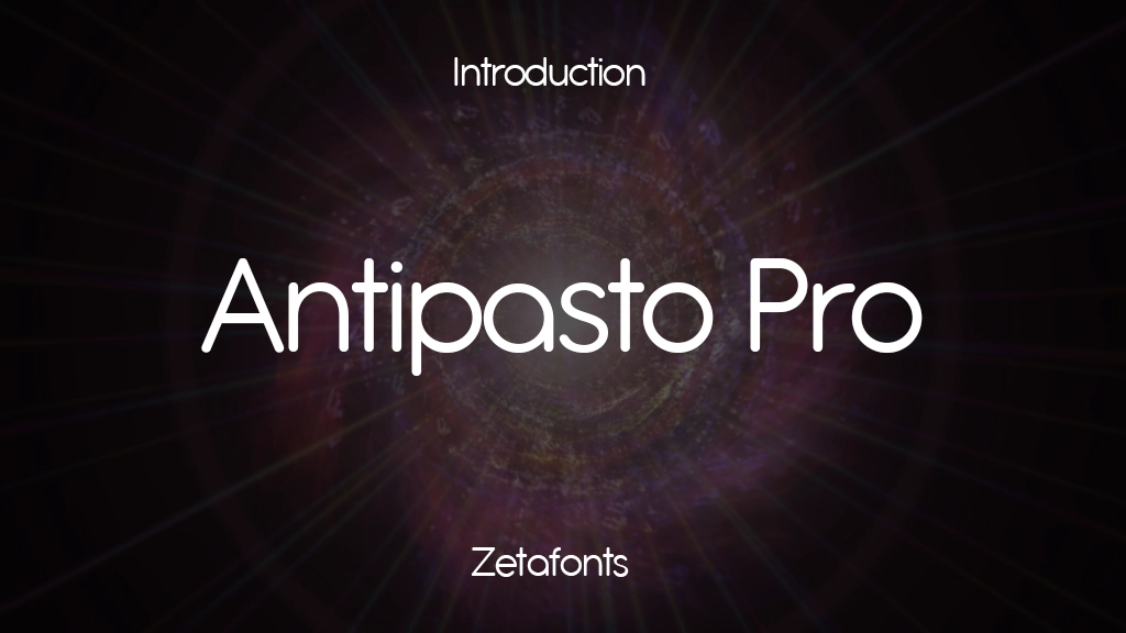 Antipasto Pro Font Sample Image 1