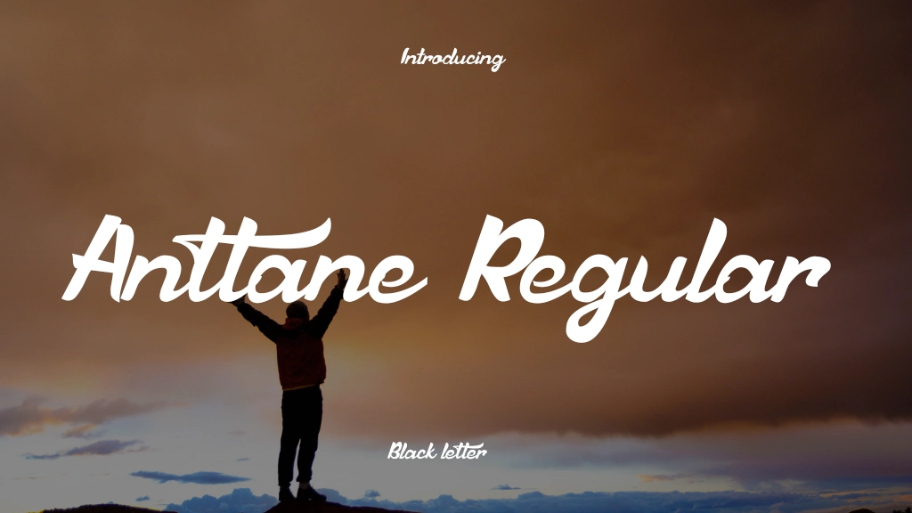 Anttane Regular Font Sample Image 1