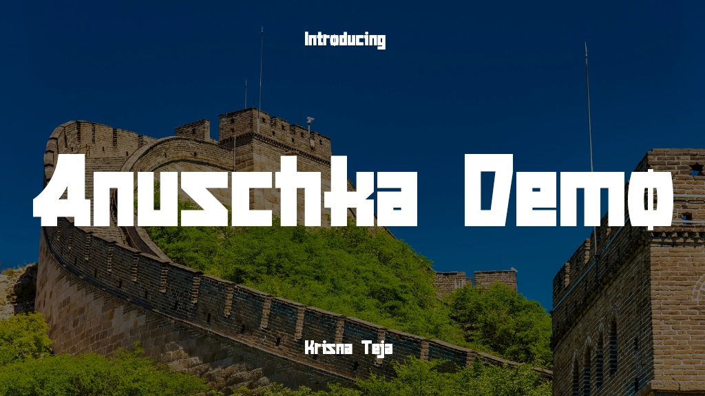 Anuschka Demo Font Sample Image 1