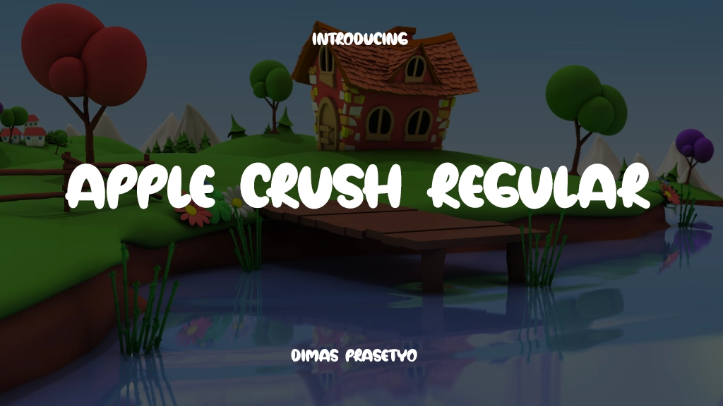 Apple Crush Regular Font Sample Image 1