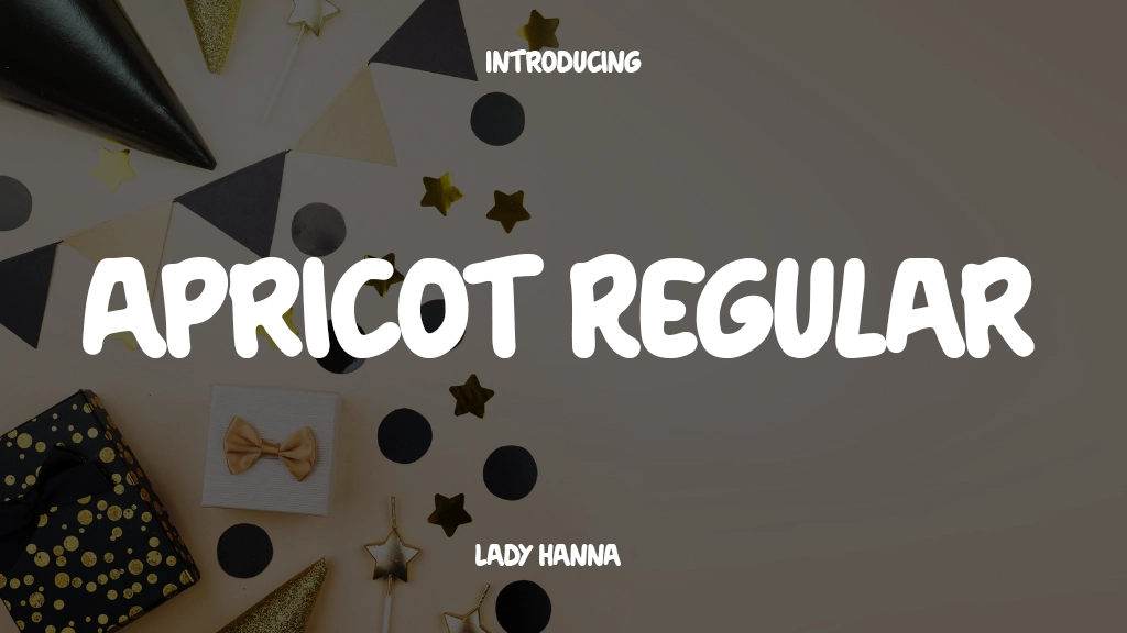 Apricot Regular Font Sample Image 1