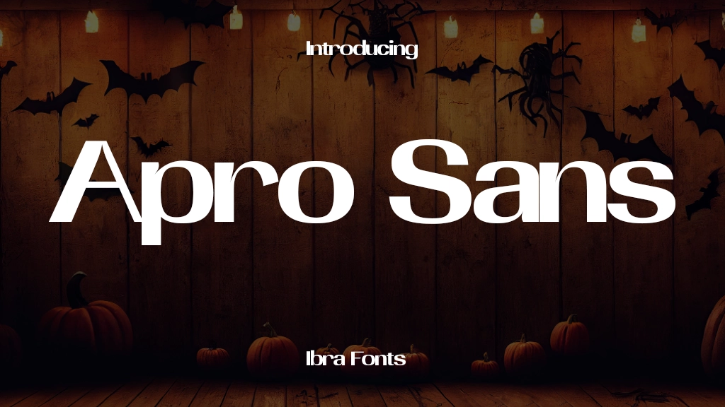 Apro Sans Font Sample Image 1