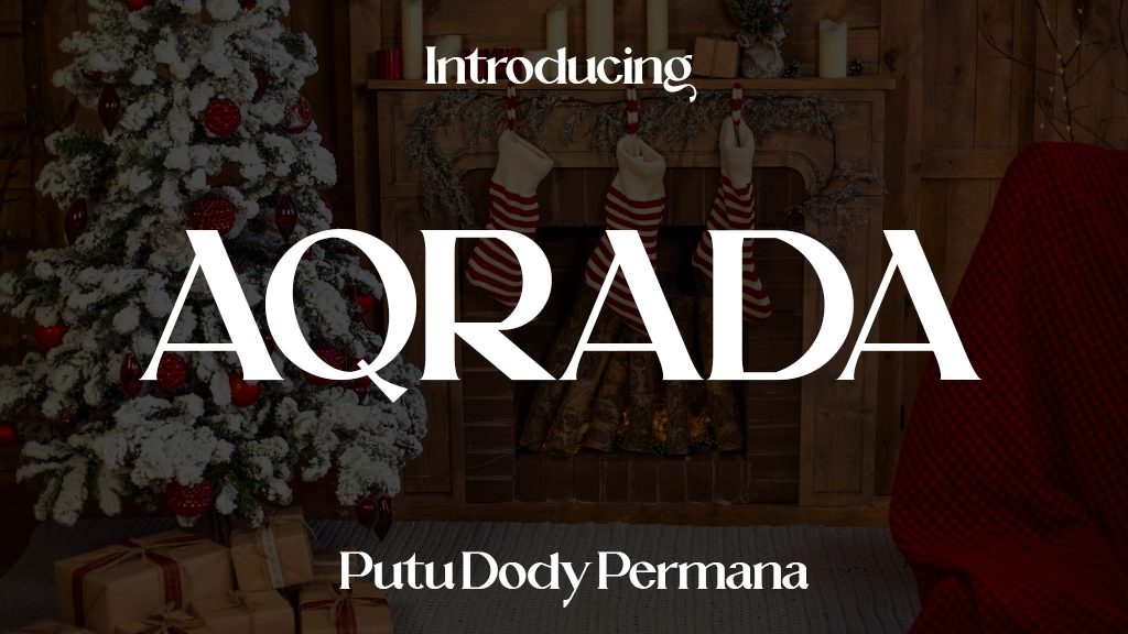 AQRADA Personal Use Font Sample Image 1