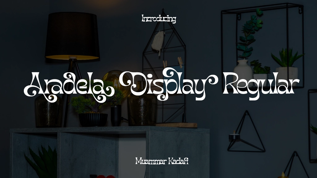 Aradela Display Regular Font Sample Image 1