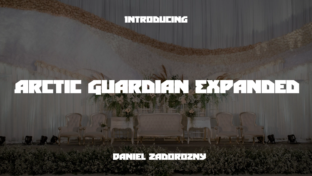 Arctic Guardian Expanded Expanded Font Sample Image 1