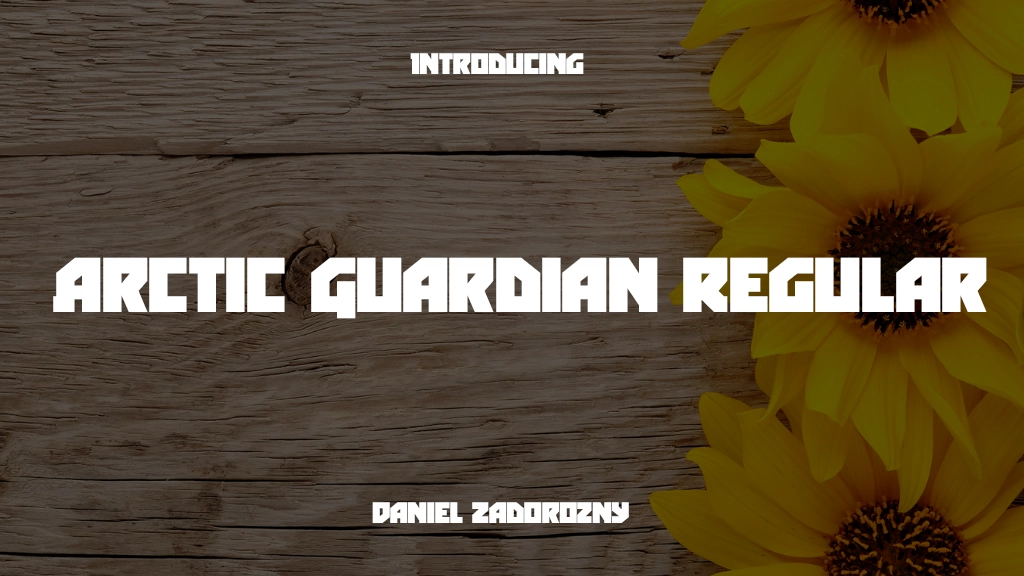 Arctic Guardian Regular Font Sample Image 1