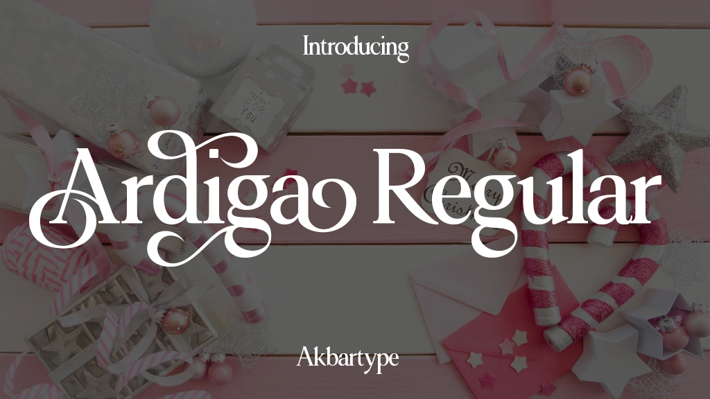 Ardiga Regular Font Sample Image 1