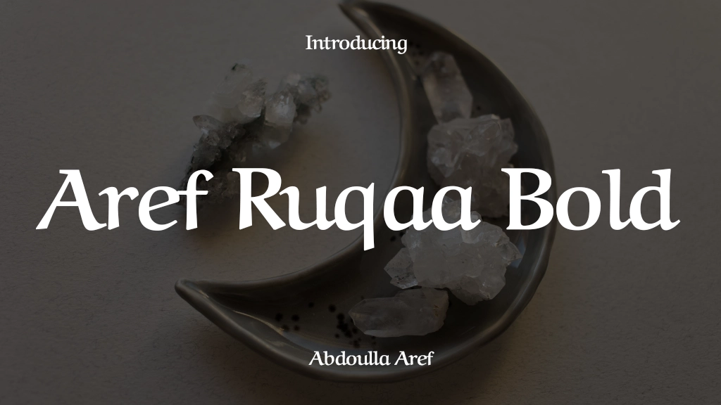 Aref Ruqaa Bold Font Sample Image 1