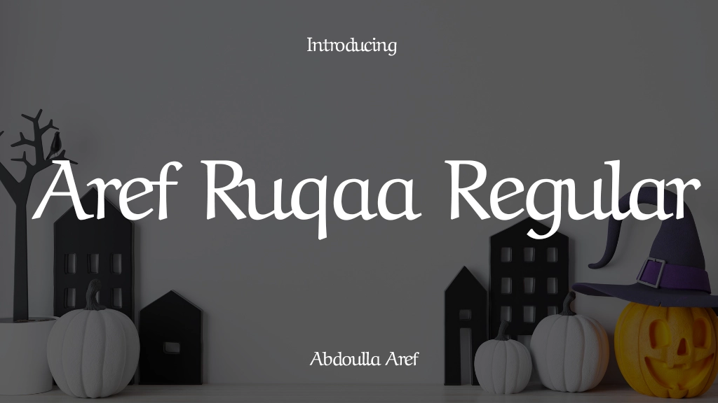 Aref Ruqaa Regular Font Sample Image 1