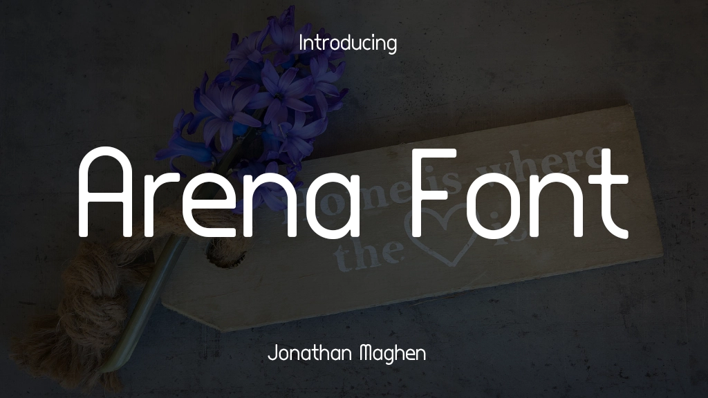 Arena Font Font Sample Image 1