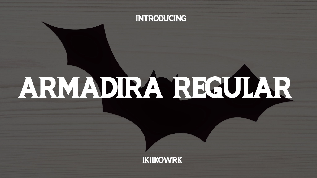 ARMADIRA Regular Font Sample Image 1