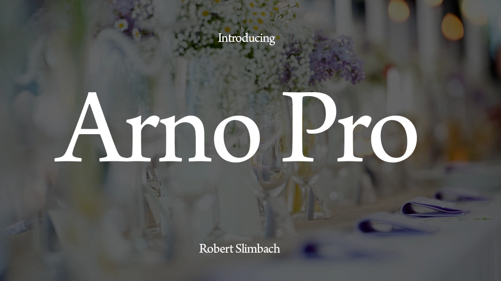 Arno Pro Font Sample Image 1