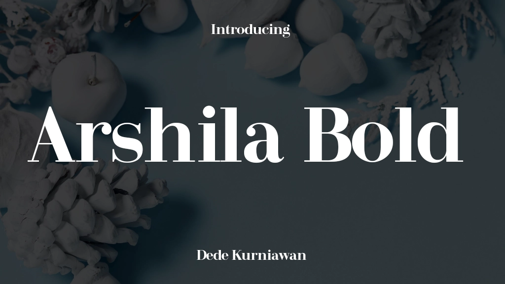 Arshila Bold Font Sample Image 1