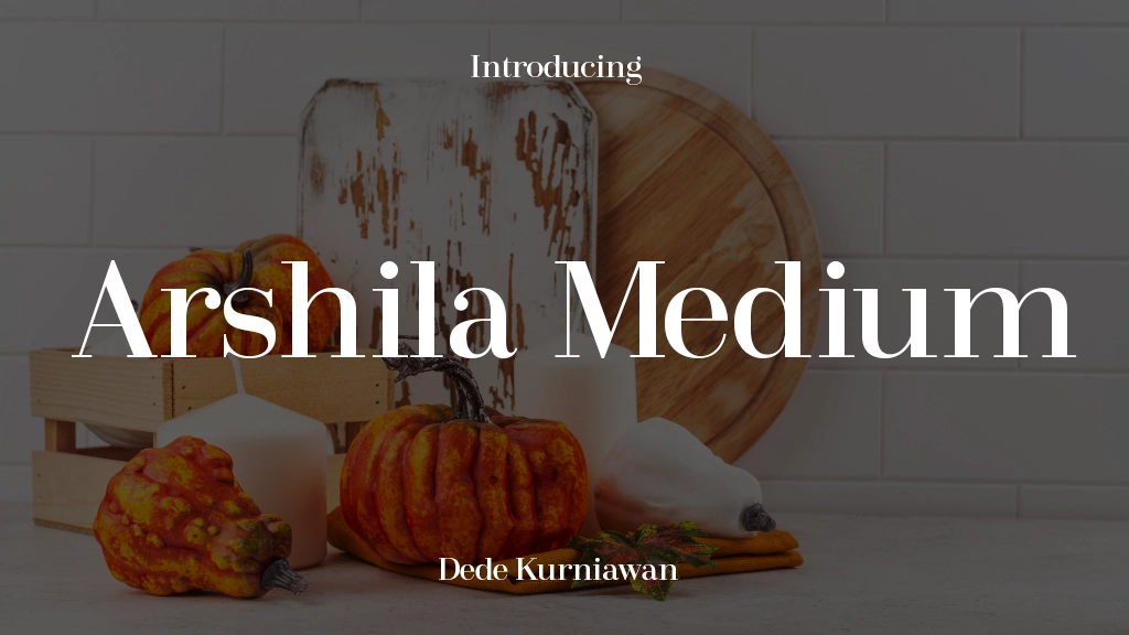 Arshila Medium Font Sample Image 1