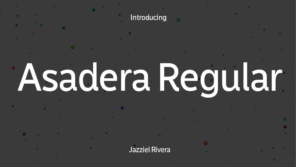 Asadera Regular Font Sample Image 1