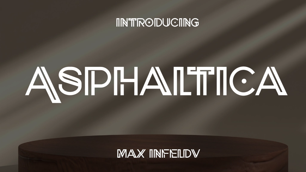 Asphaltica Personal Used Font Sample Image 1