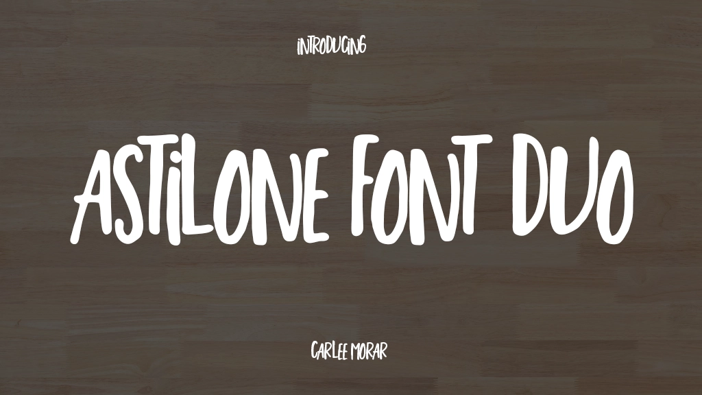 Astilone Font Duo Images d’exemples de polices  1