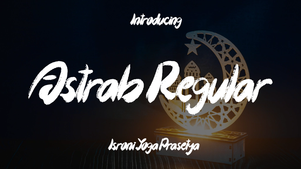 Astrab Regular Font Sample Image 1