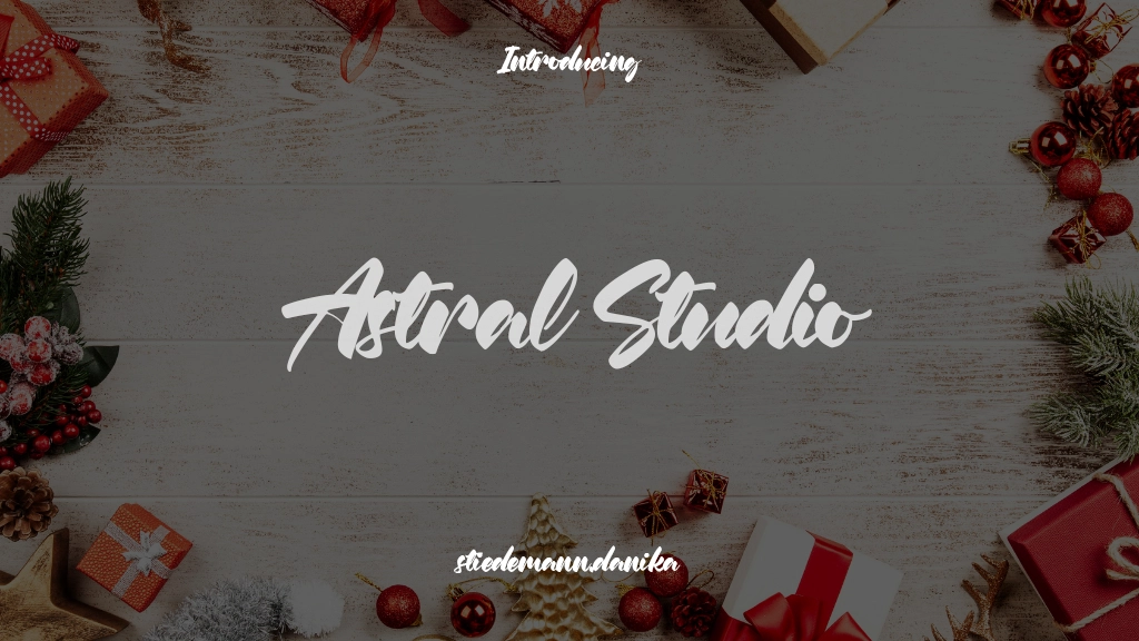 Astral Studio 글꼴 샘플 이미지  1