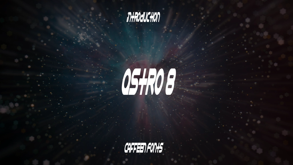 Astro 8 Font Sample Image 1