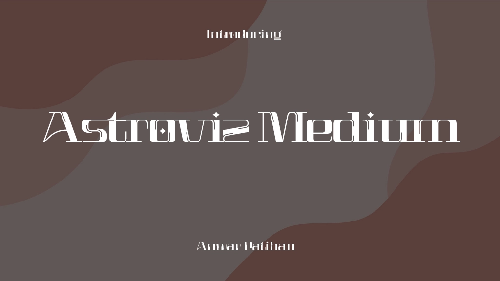 Astroviz Medium Font Sample Image 1