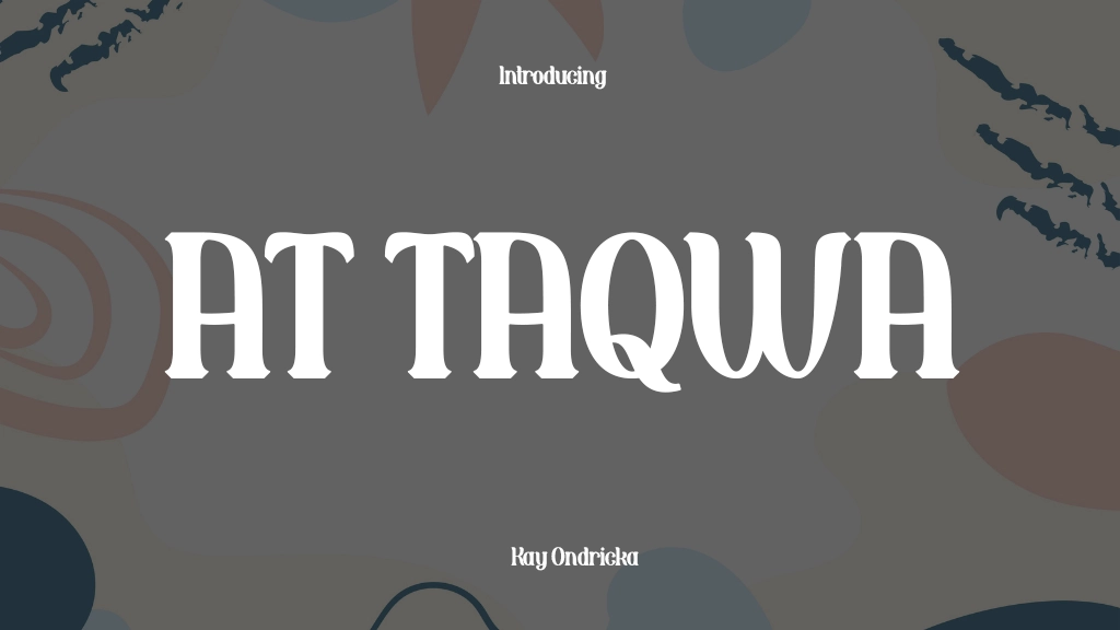 AT TAQWA Font Sample Images  1