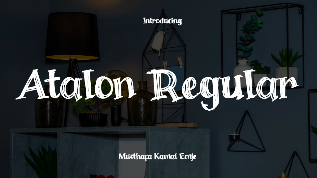 Atalon Regular Font Sample Image 1