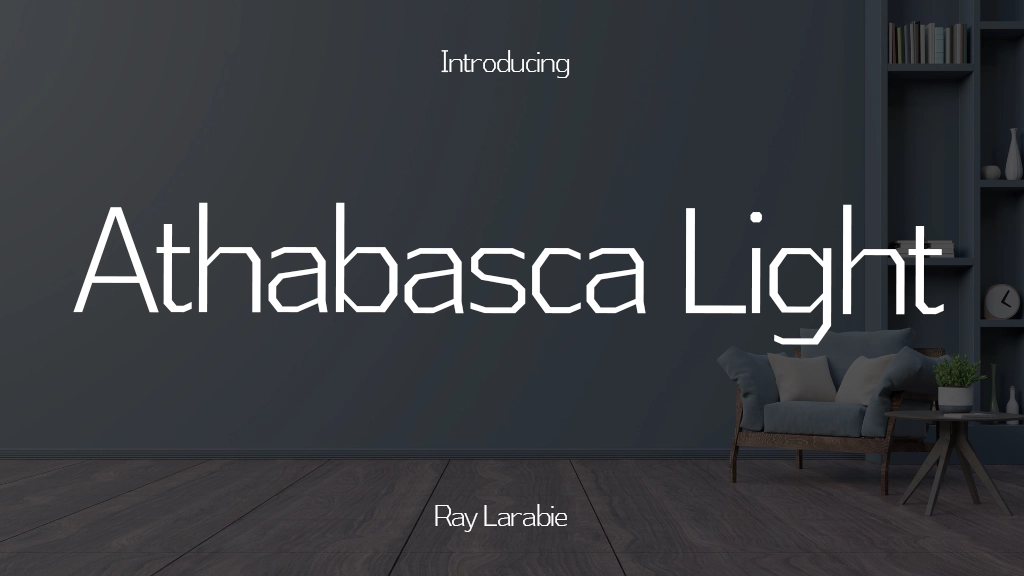 Athabasca Light Font Sample Image 1