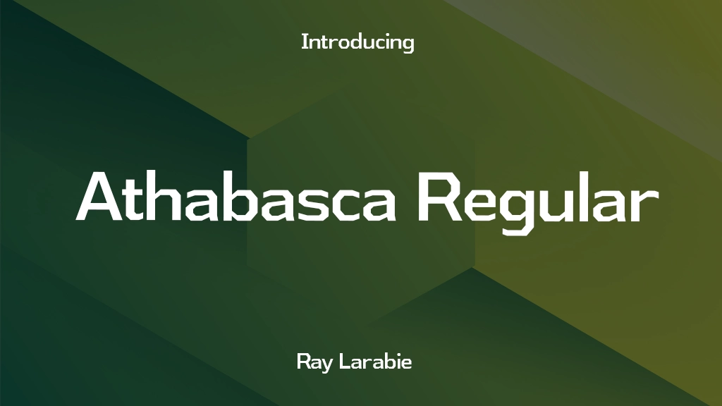 Athabasca Regular Font Sample Image 1