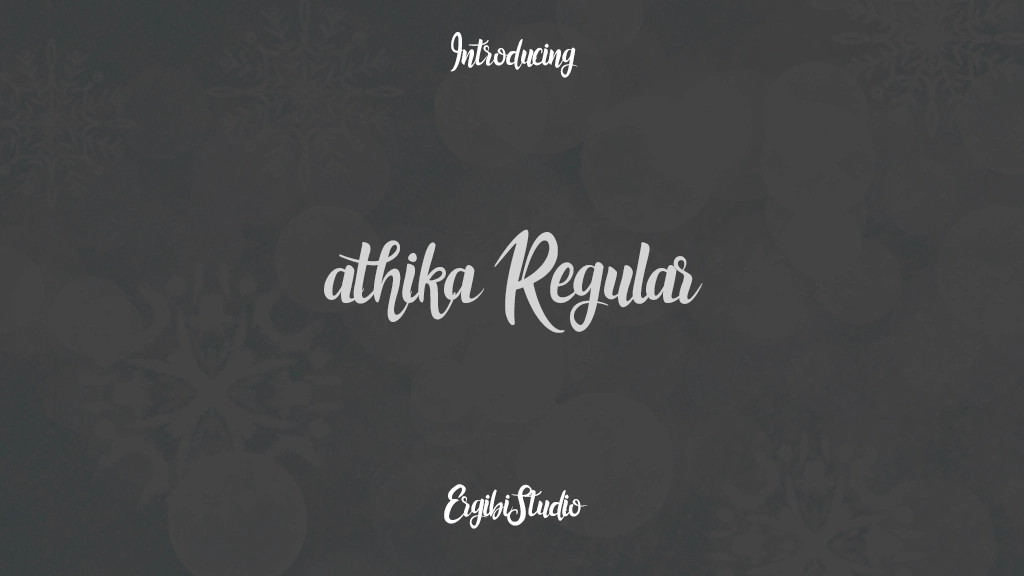 athika Regular Font Sample Images  1