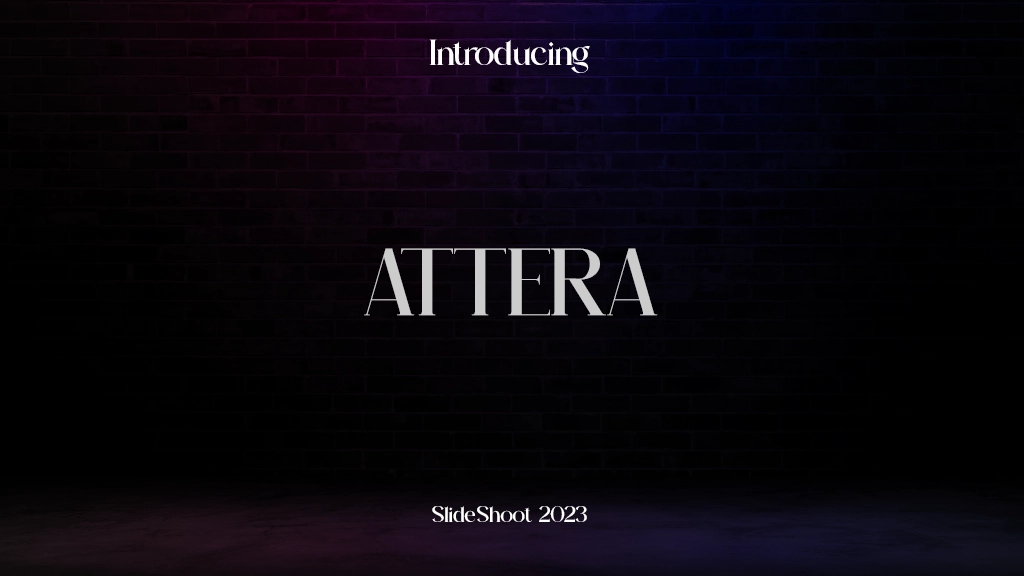 ATTERA Font Sample Images  1