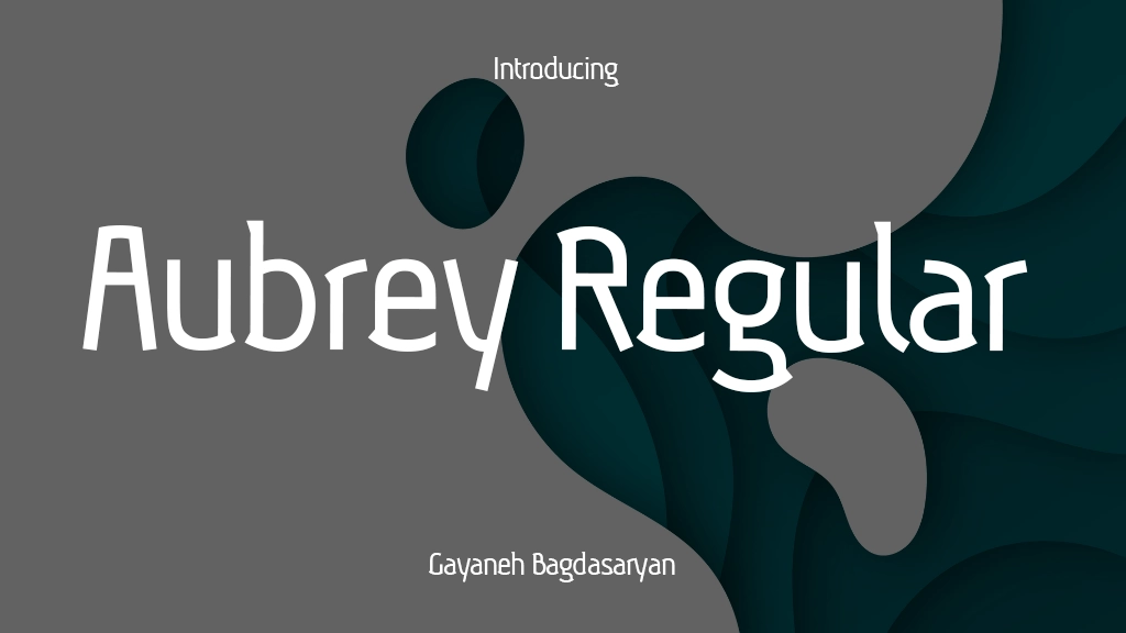 Aubrey Regular Font Sample Image 1