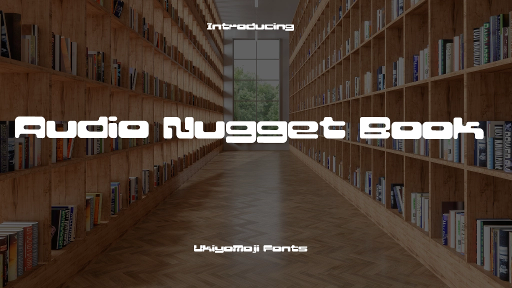 Audio Nugget Book Font Sample Image 1