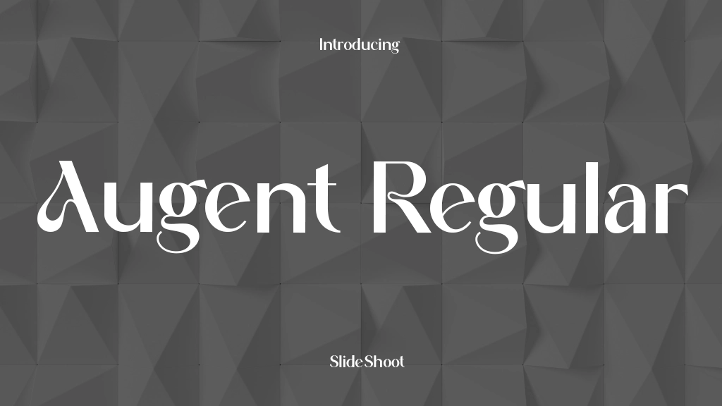 Augent Regular Font Sample Image 1