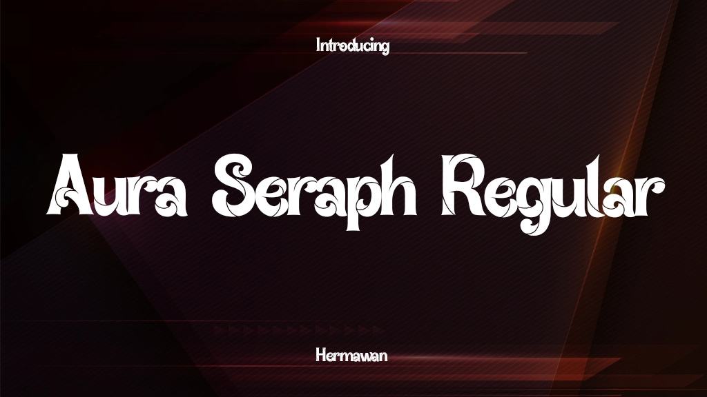 Aura Seraph Regular Font Sample Image 1