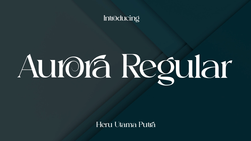 Aurora Regular Font Sample Image 1