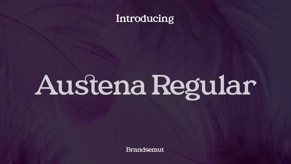 Austena Regular Font Sample Images  1