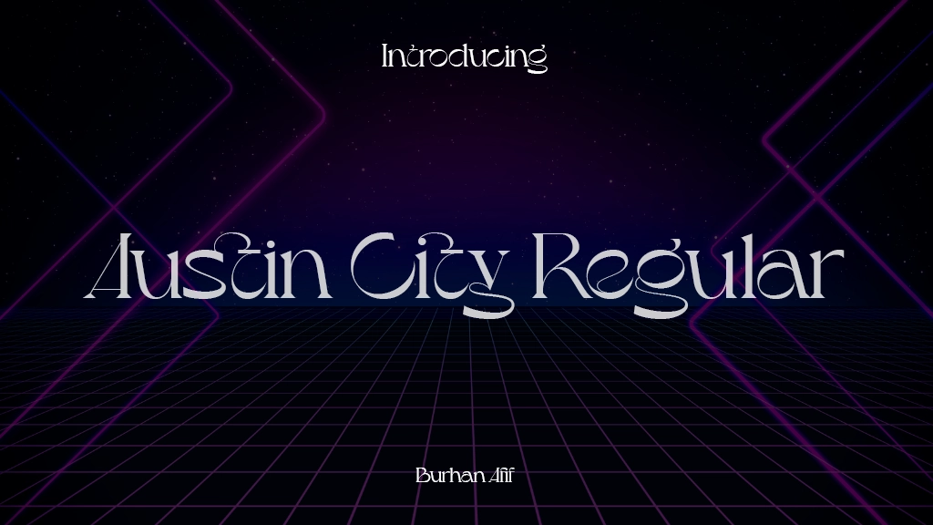 Austin City Regular Font Sample Images  1