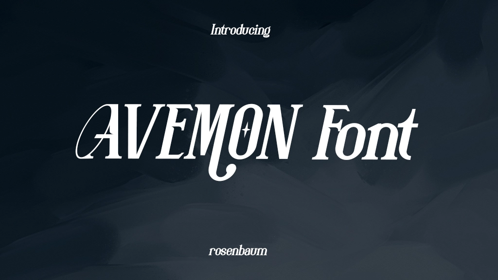 AVEMON Font Font Sample Image 1