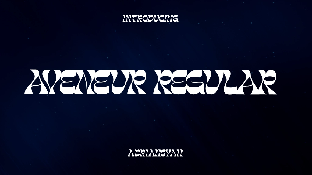 Aveneur Regular Font Sample Image 1