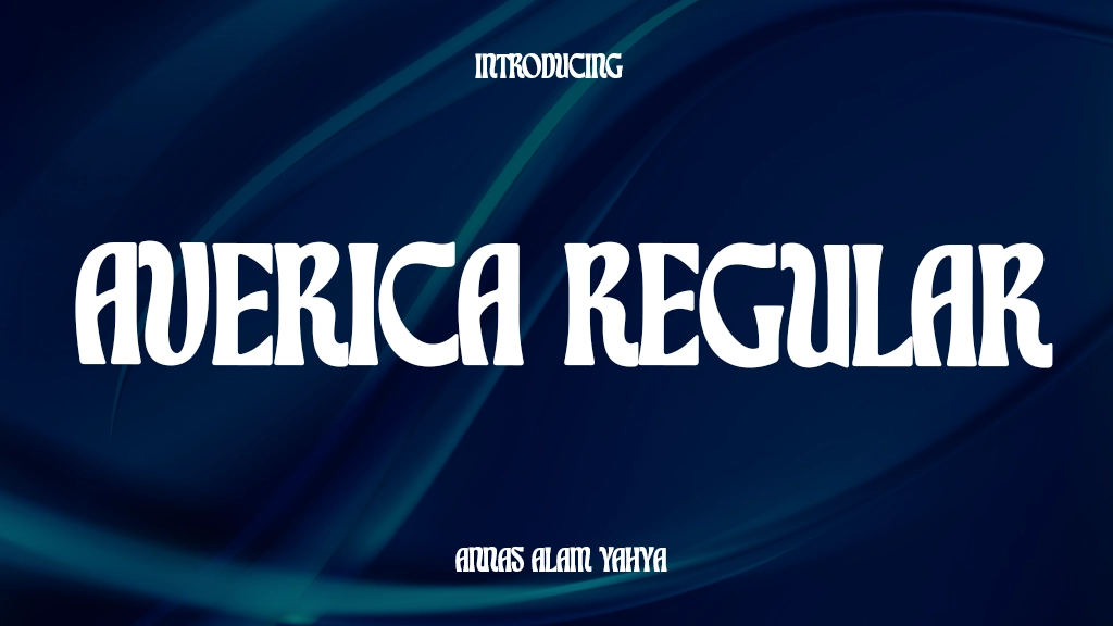 Averica Regular Font Sample Image 1