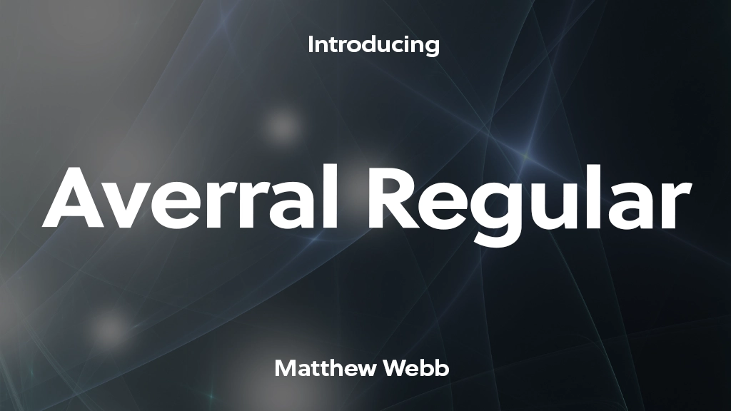 Averral Regular Font Sample Image 1