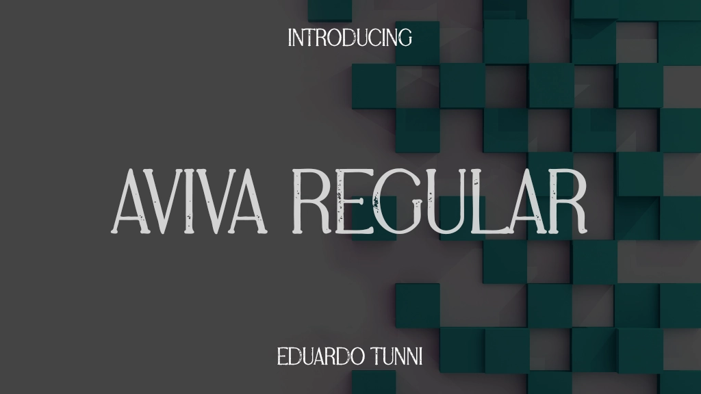 Aviva Regular Font Sample Images  1