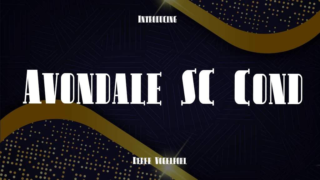 Avondale SC Cond Font Sample Image 1